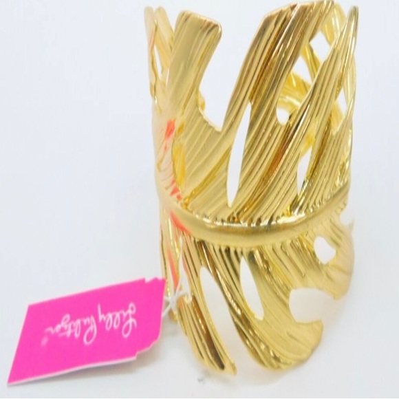 ❌SOLD❌ NWT- LILLY PULITZER GOLD LEAF CUFF, PERFECT FOR FALL!! - Picture 3 of 3